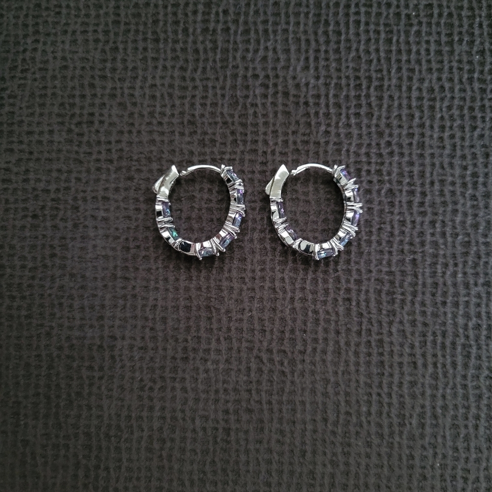 Cote d'Argent Mystic🧙‍♂️ Quartz Hoops - NWT - Picture 4 of 13